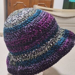 Multicolor Crochet Bucket Hat